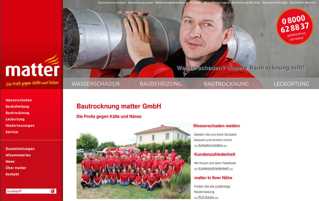 Bautrocknung Matter, Leinfelden- Echterdingen (bei Stuttgart)