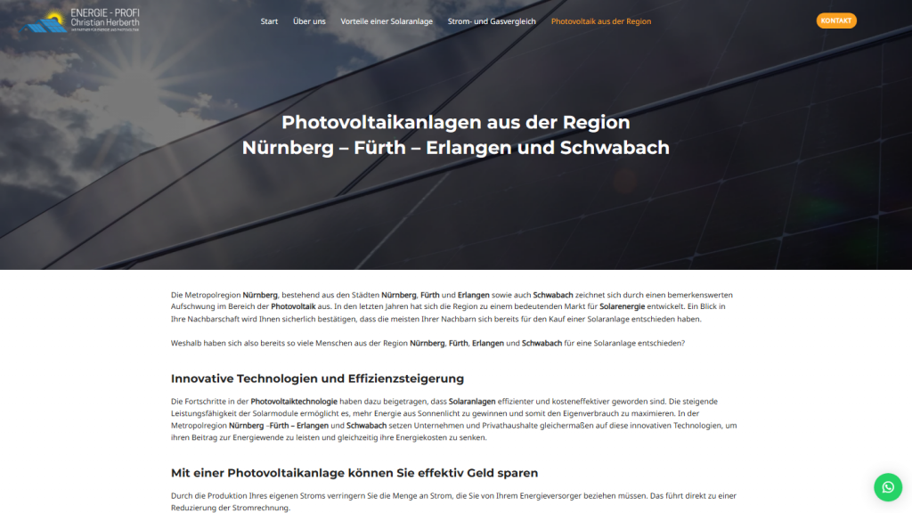 Solaranlage Nürnberg